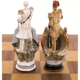 Шахматы фарфоровые "Оборона Севастополя"