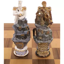 Шахматы фарфоровые "Оборона Севастополя"