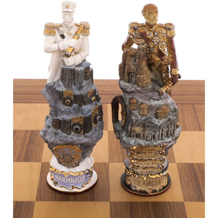 Porcelain chess "Defense of Sevastopol"