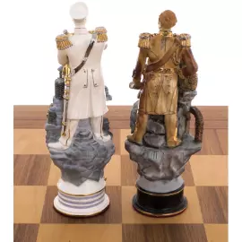 Шахматы фарфоровые "Оборона Севастополя"