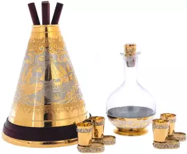 Набор для водки "Чум с пимами" Златоуст