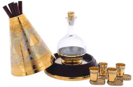 Набор для водки "Чум с пимами" Златоуст