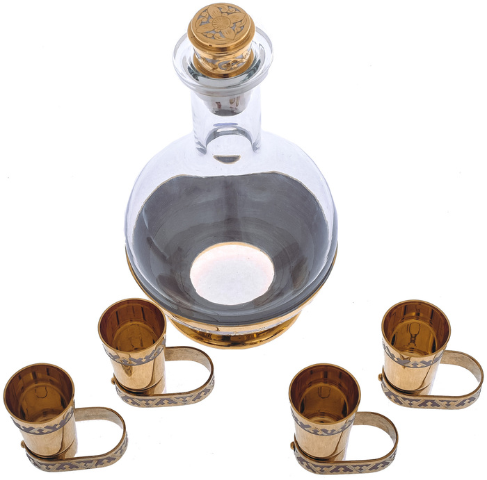 Набор для водки "Чум с пимами" Златоуст