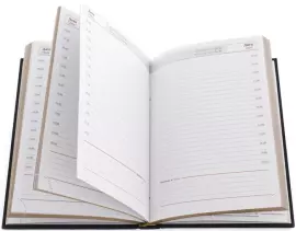 Ежедневник в кожаном переплете "Служба внешней разведки"