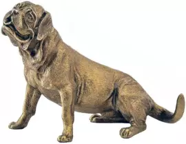 Статуэтка бронзовая "Бордоский дог"