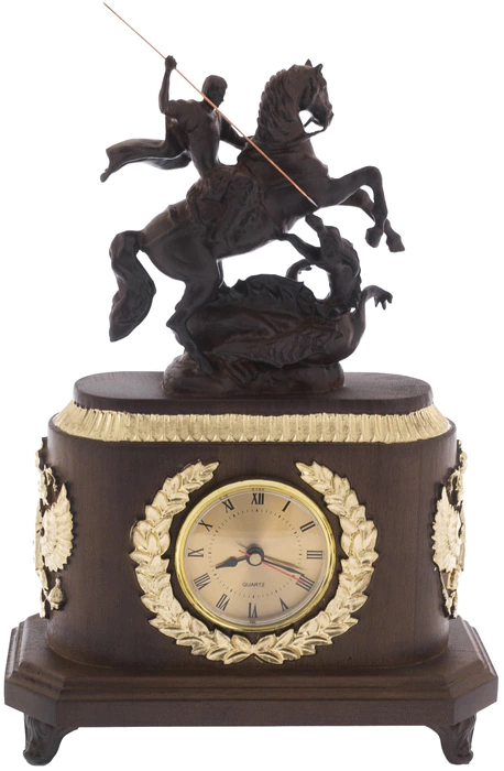 Watch made of beech "George the Victorious"