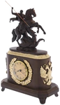 Watch made of beech "George the Victorious"