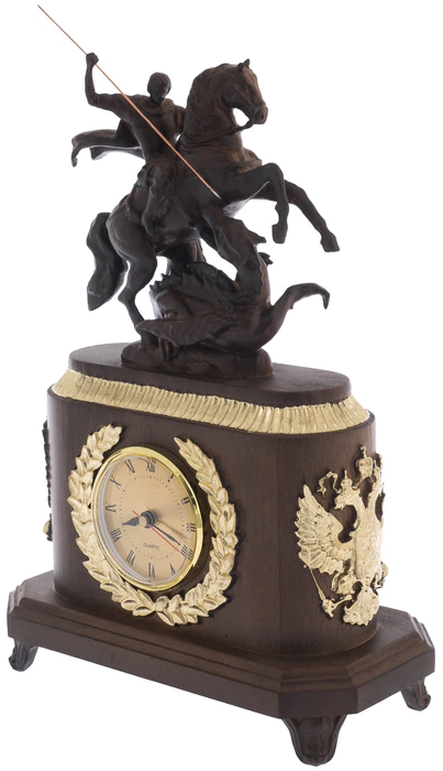 Watch made of beech "George the Victorious"