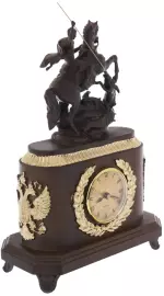 Часы из бука "Георгий Победоносец"