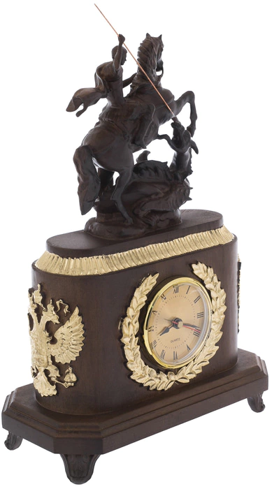 Watch made of beech "George the Victorious"