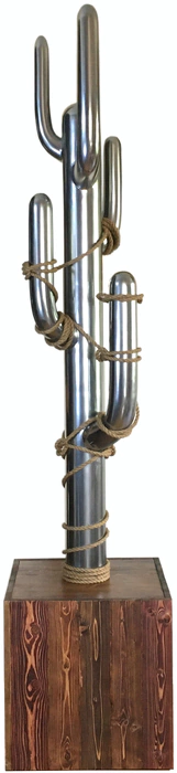 Cactus "Shibari" art object