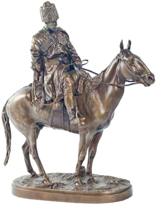 Bronze sculpture "Circassian herdsman"
