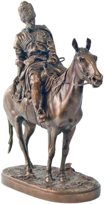 Bronze sculpture "Circassian herdsman"