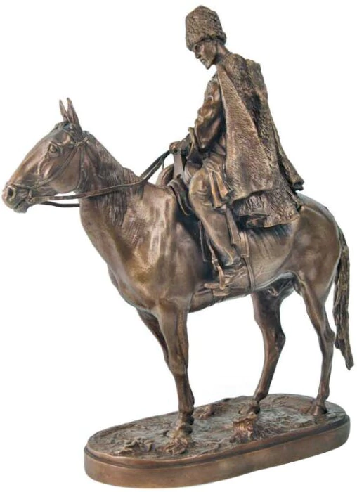 Bronze sculpture "Circassian herdsman"