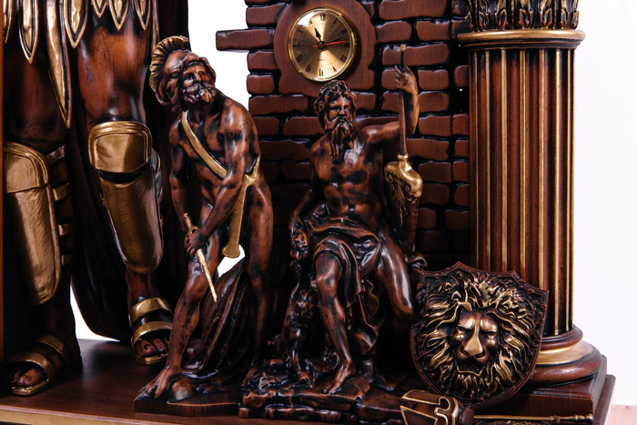 Beech clock "Roman Empire"