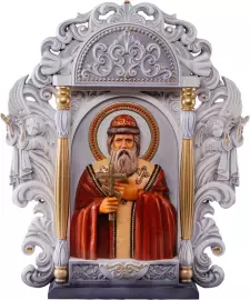 Икона из бука "Князь Владимир"