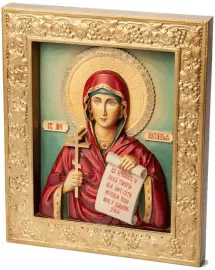 Икона из бука "Святая Наталья"