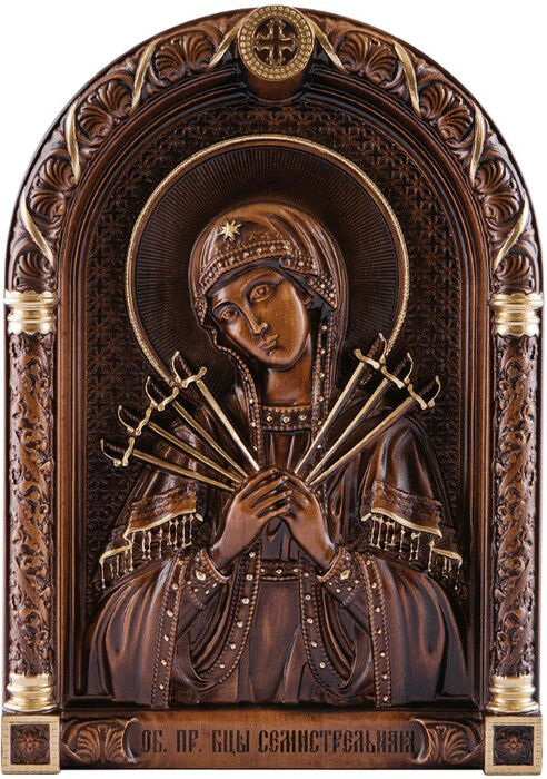 Icon made of beech "Semistrelnaya"