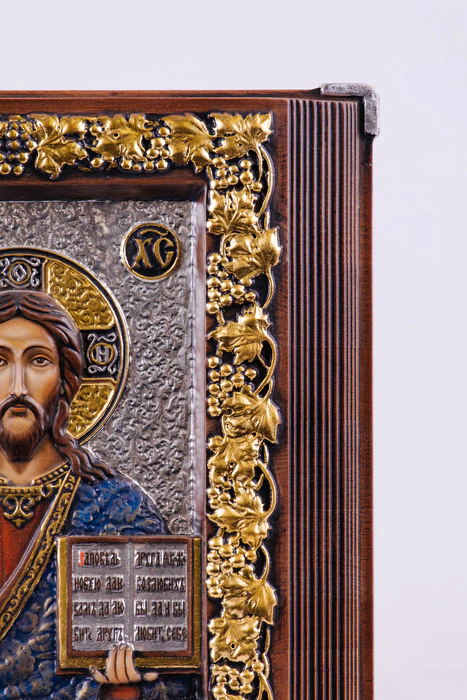 The icon-book from the beech tree "Our Lady of Kazan - the Almighty"