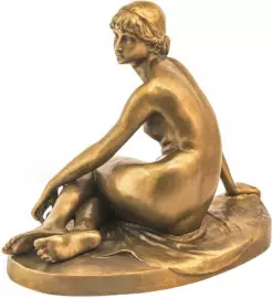 Скульптура бронзовая "Весна"