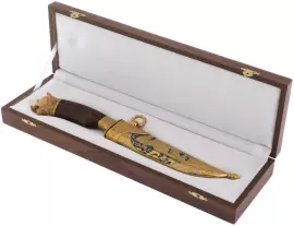 Нож "Медведь" дамасская сталь