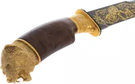 Нож "Медведь" дамасская сталь