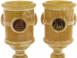 Набор кубков из янтаря "Две столицы"
