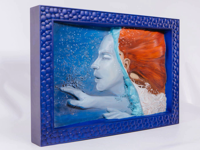 Linden panel "Woman on the water"
