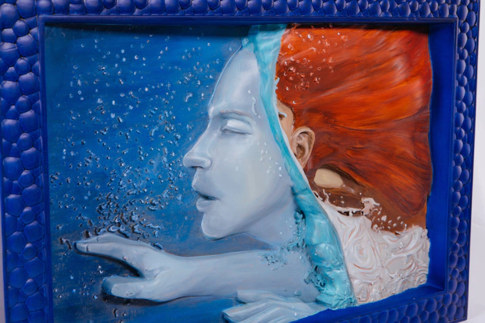 Linden panel "Woman on the water"