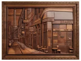 Панно из бука "Париж"