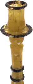 Подсвечники из янтаря, пара
