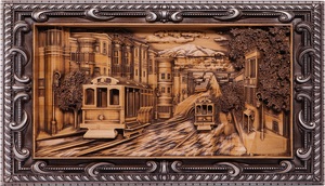 Panels of beech "San Francisco"