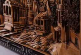 Панно из бука "Сан-Франциско"