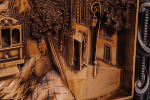 Panels of beech "San Francisco"