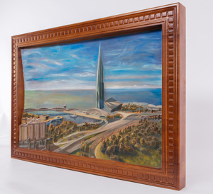 Panels made of beech "Lakhta Center"