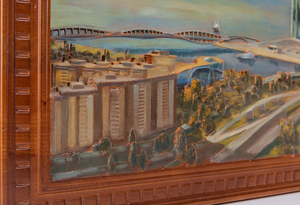 Panels made of beech "Lakhta Center"