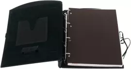 Фотоальбом двусторонний "Ключ истории" из мореного дуба