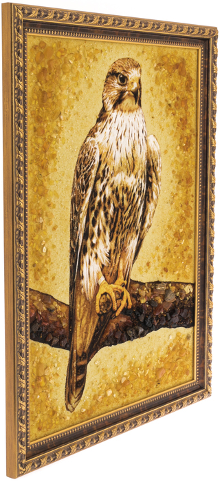 The painting of amber "Falcon"
