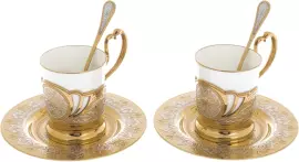 Набор для кофе малый "Дуэт" Златоуст