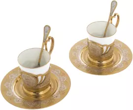 Набор для кофе малый "Дуэт" Златоуст