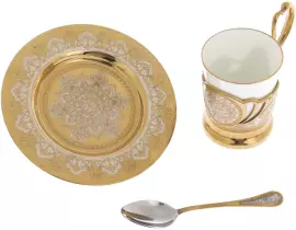 Набор для кофе малый "Дуэт" Златоуст