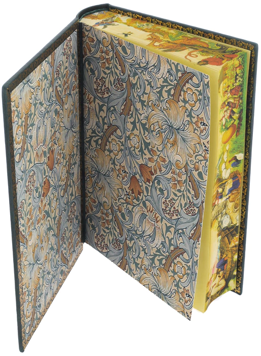 Gift book in leather cover "Russian Folk Tales"