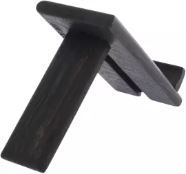 A stand for a phone /tablet made of stained oak