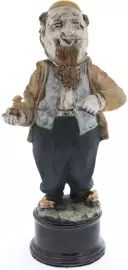 Статуэтка фарфоровая "Еврей банкир"