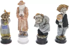 Porcelain figurine "The Jewish violinist"