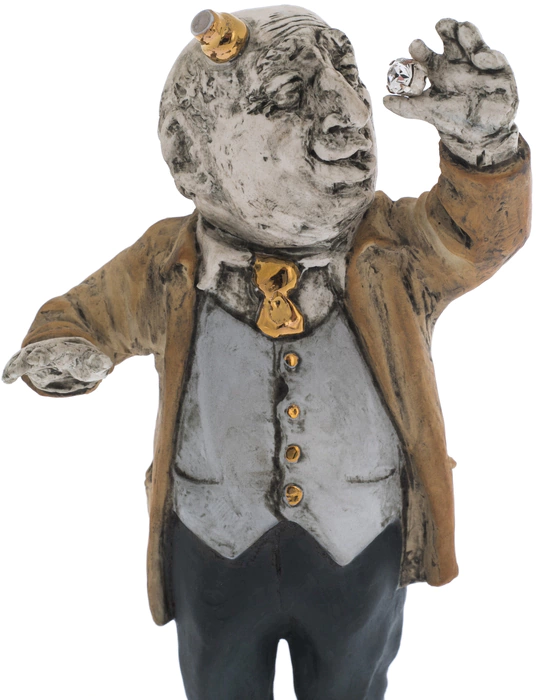 Porcelain figurine "Jew jeweler"