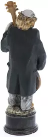 Статуэтка фарфоровая "Еврей с контрабасом"