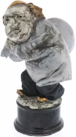 Porcelain figurine "The Jew is a miser with a bag"