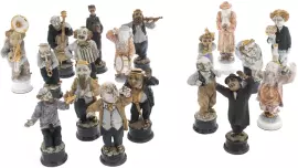 Porcelain figurine "The Jew is a miser with a bag"