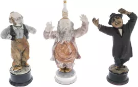 Porcelain figurine "The Jew is a miser with a bag"